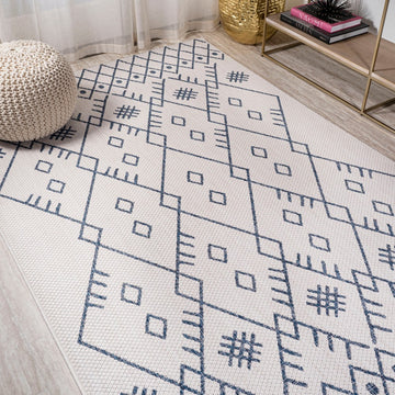 Boho Moroccan Indoor/outdoor Area Rug